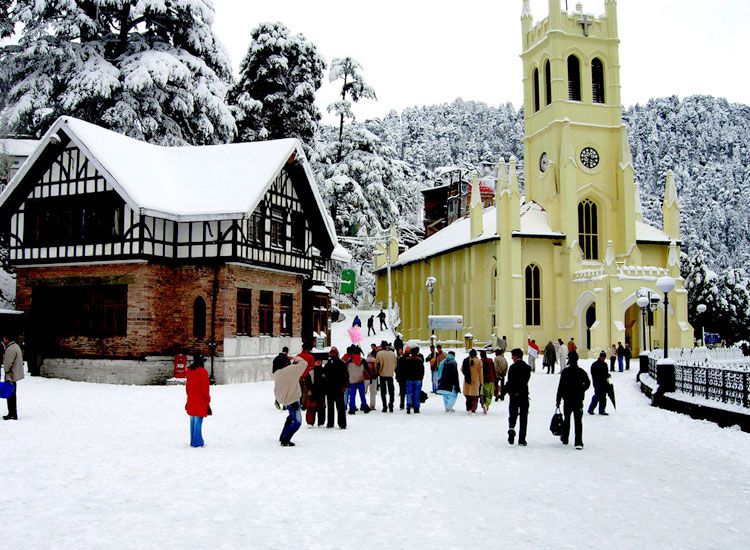 Shimla is also known as one of the ideal places of interest for the honeymooners.