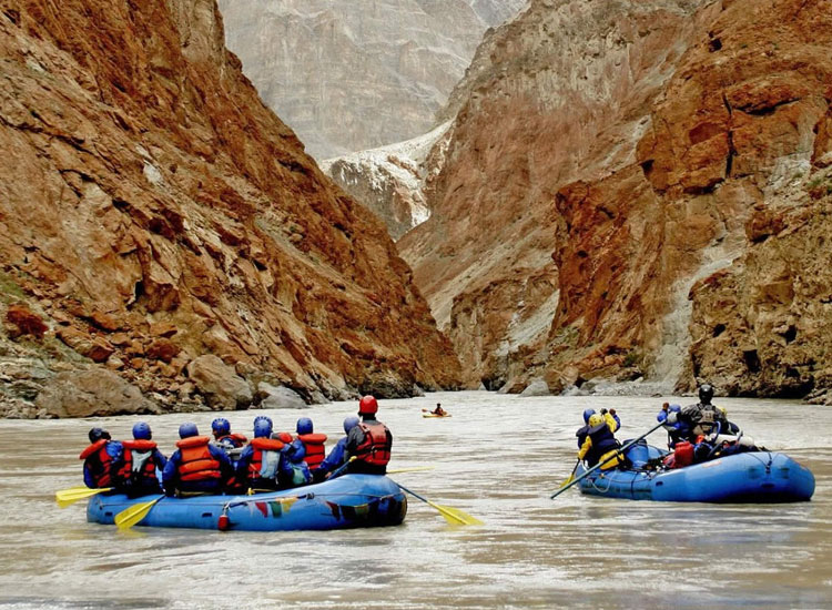 Adventurous River Rafting at Indus River