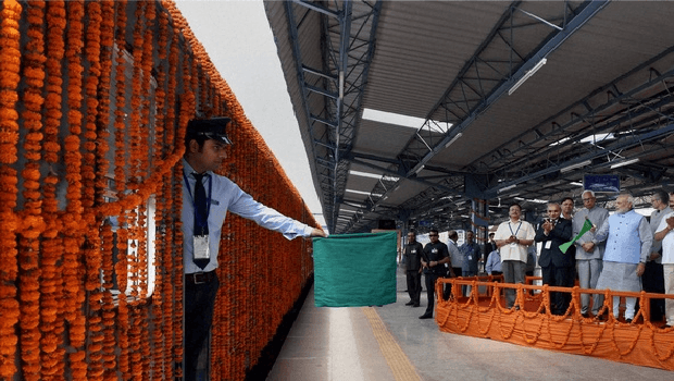 Inauguration of Katra Udhampur Rail Line