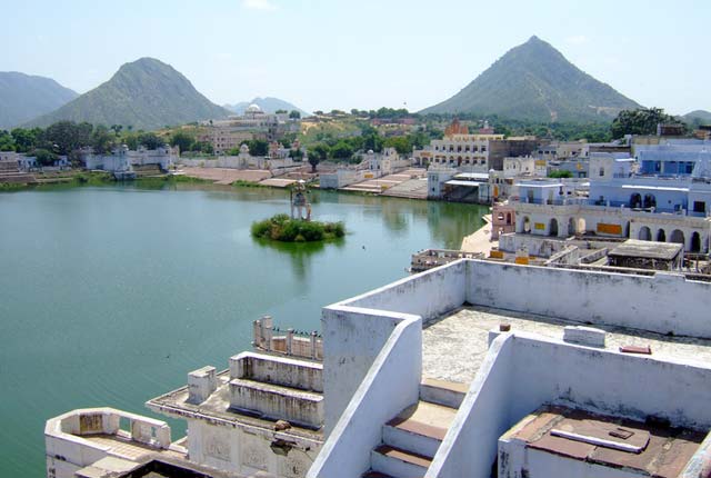 "Pushkar Lake in rajasthan