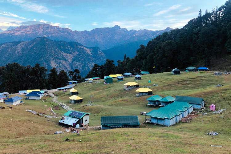 Camping in Chopta, Uttarakhand