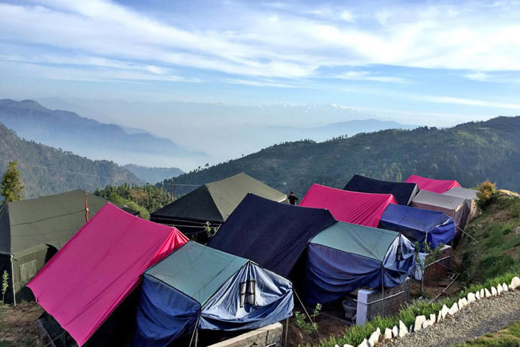 Camping in Kanatal, Uttarakhand