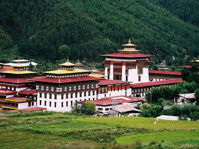 Beautiful Budhist Monastery of Thimpu