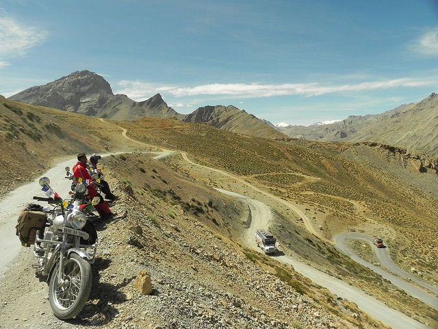 A Mesmerizing View from top of Gata Loops on Leh Manali Highway