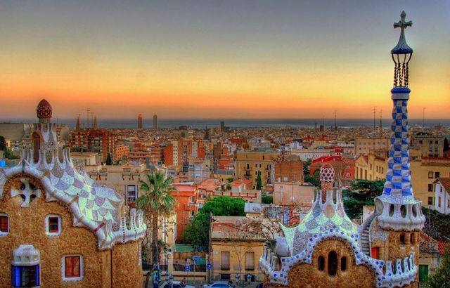 Barcelona City in Spain