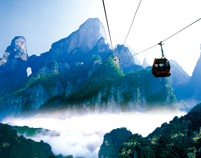 World's Longest Cable Car ride in China