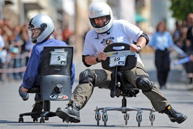  Office Chair Race in Germany