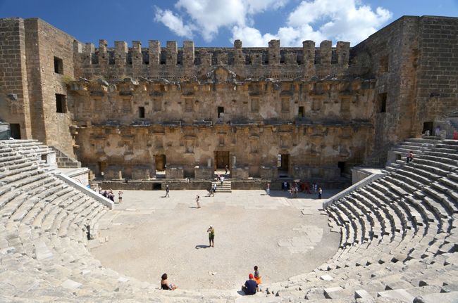 Roman theatre at Aspendos, Turkey