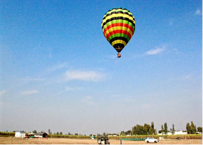 hot air balloon ride in rishikesh
