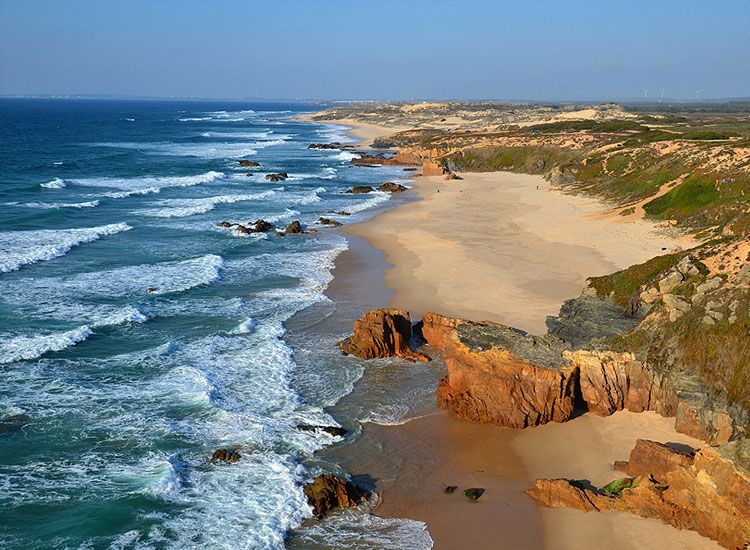 Alentejo beach in Portugal 