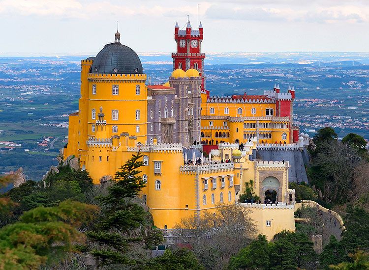 Castle in Sintra, Portugal