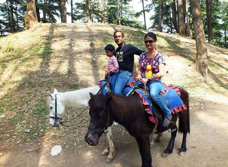 Horse ride at Nainital