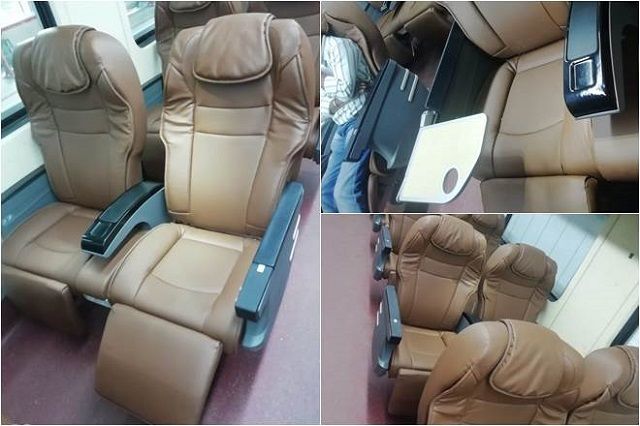 Passengers can now enjoy the business-class traveling on Tejas Express featuring executive seats