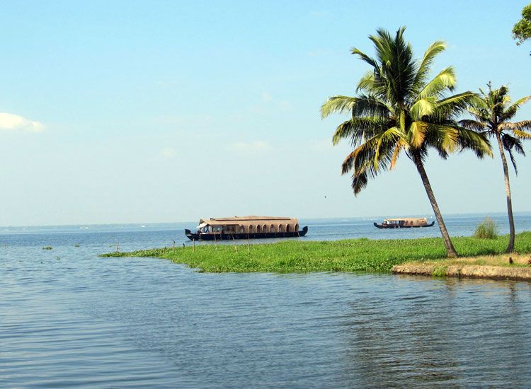 Vembanad Lake in Kerala