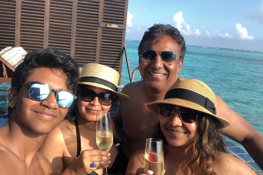 family holiday in Maldives