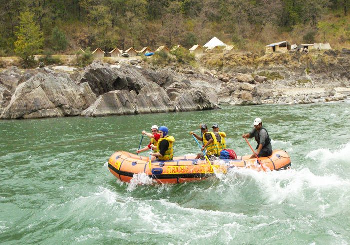 Thrilling River Rafting