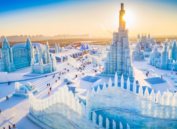 Harbin International Ice and Snow Sculpture Festival in China