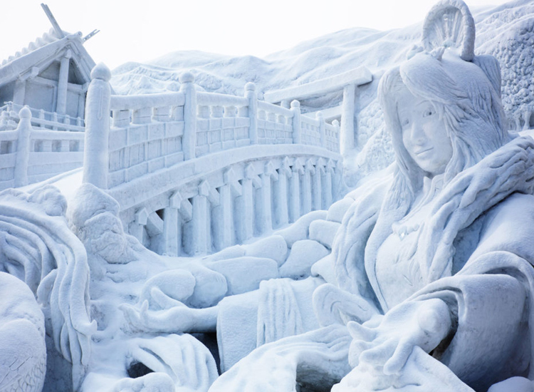 Sapporo Snow Festival in Japan
