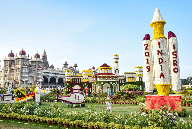 mysore palaces flower show