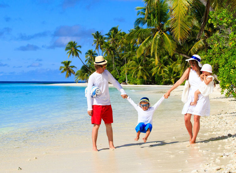 Maldives holidays with family