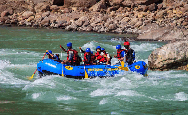 rafting in rishikesh in june in India