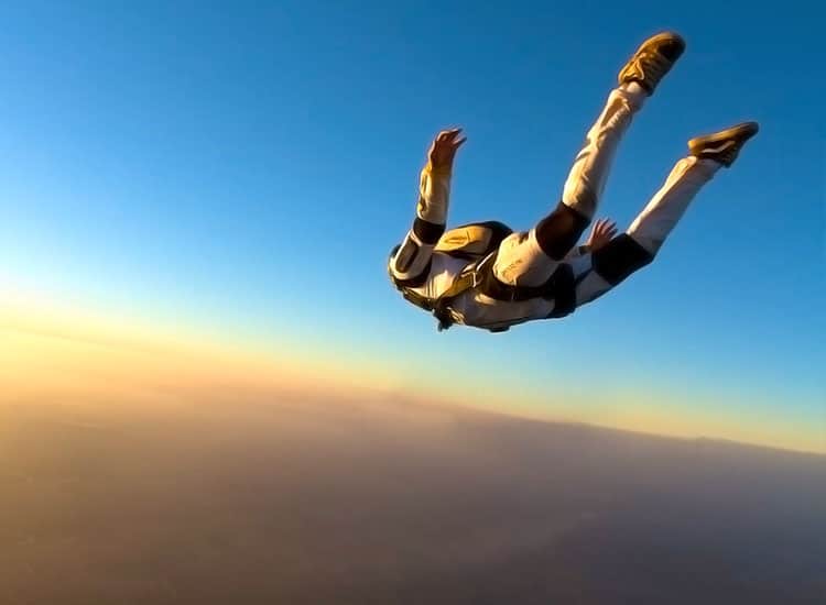 Skydiving in Deesa, Gujarat 