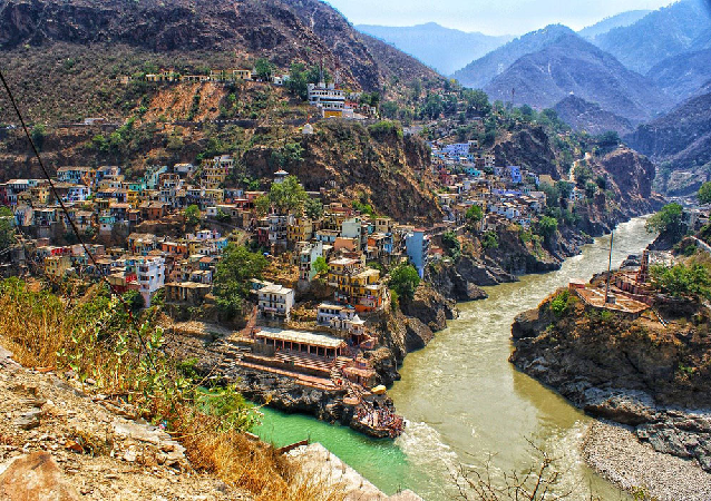 Alaknanda and River Bhagirathi