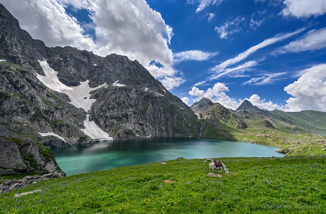 Gadsar lake - Kashmir Great Lakes Trek