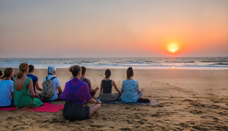 Practice Yoga with beautiful landscapes