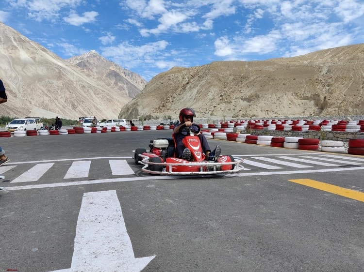 Go karting in Ladakh